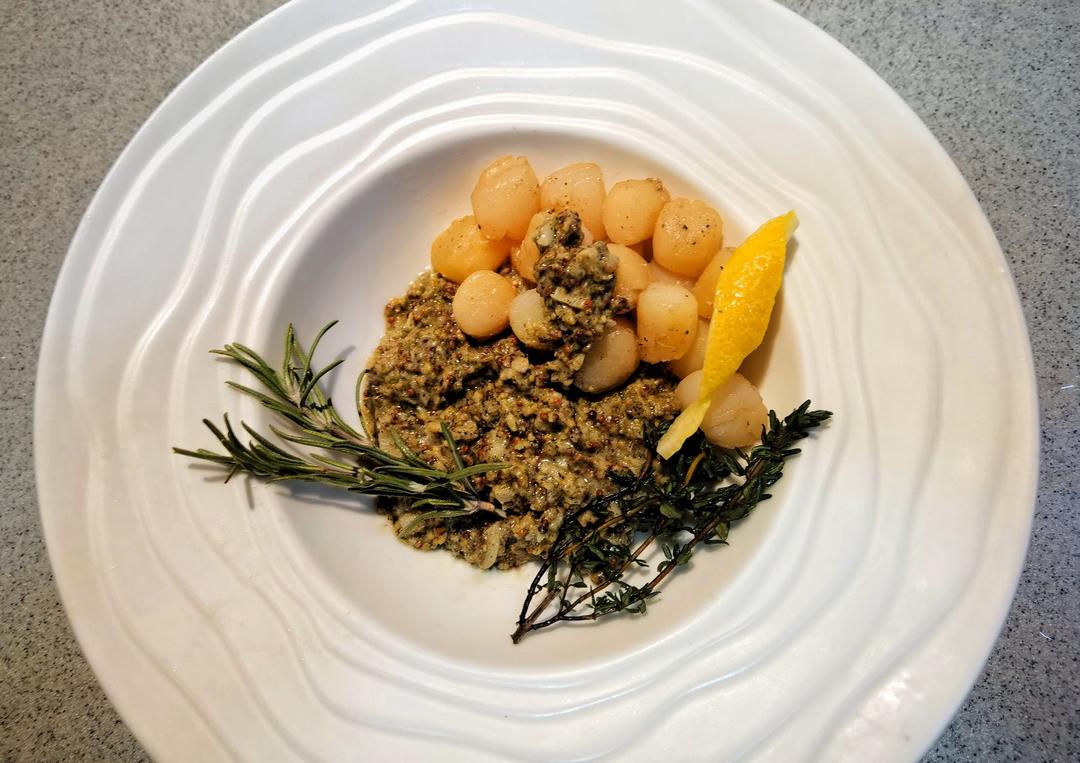 在家米其林——柠檬枫糖芥末籽酱煎带子