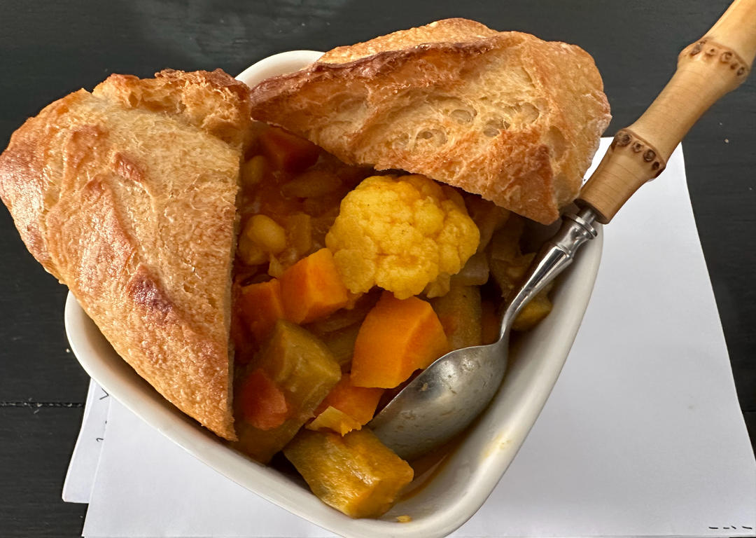 小扁豆南瓜红薯咖喱 Cozy Butternut, Sweet Potato, and Red Lentil Stew