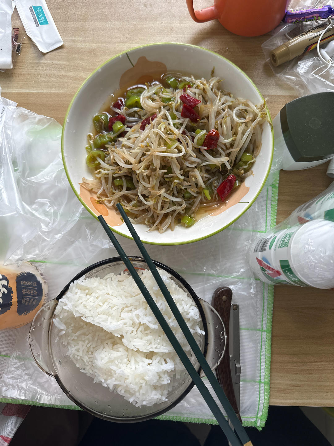 爆炒绿豆芽