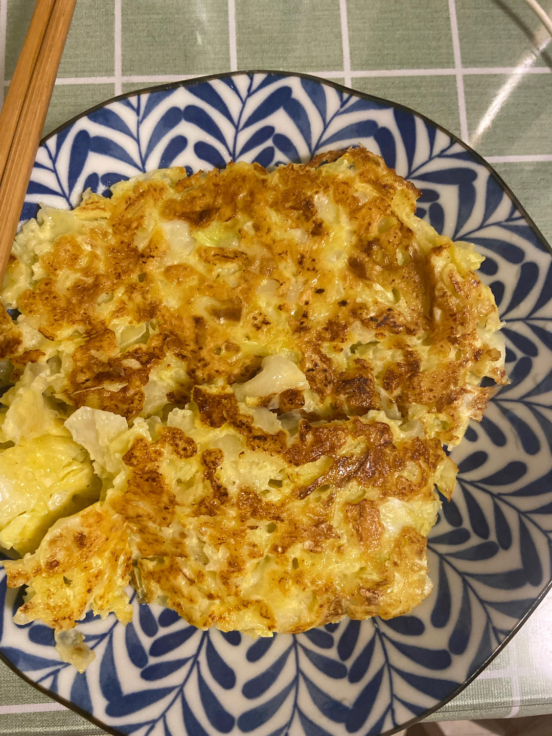 减脂餐｜包菜大阪烧，营养早餐～超简单