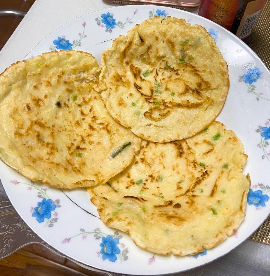 葱花蛋饼（快手营养早餐）