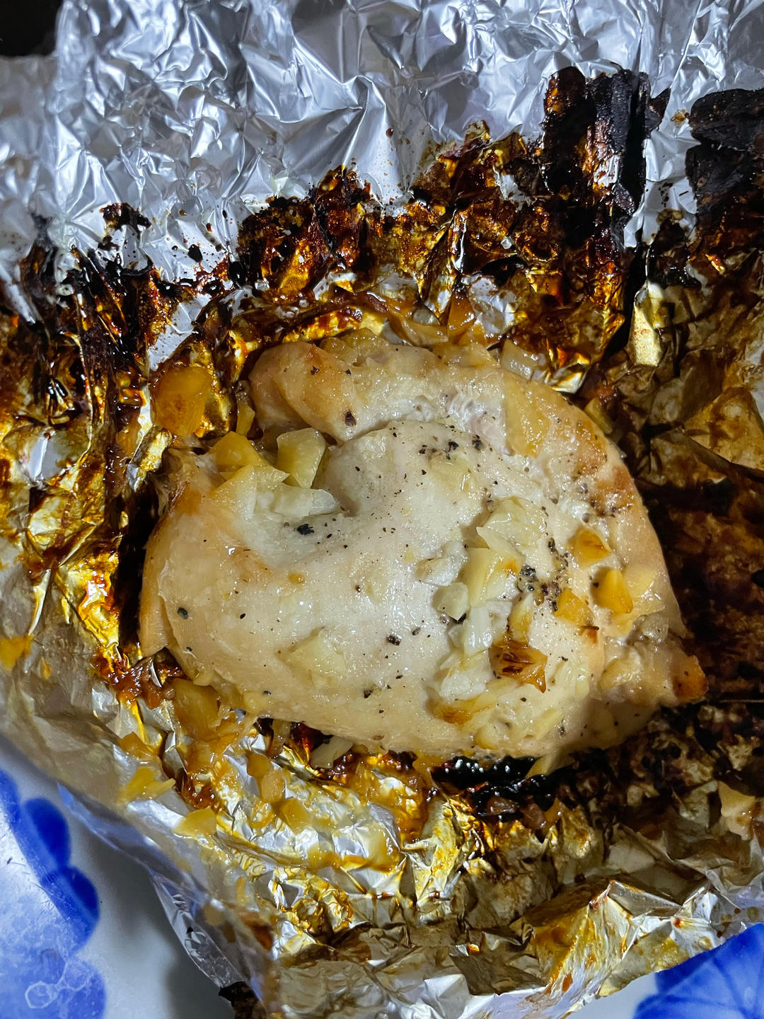 酷炫屌炸天好吃的煎鸡胸肉（香蒜蜂蜜煎鸡胸肉）