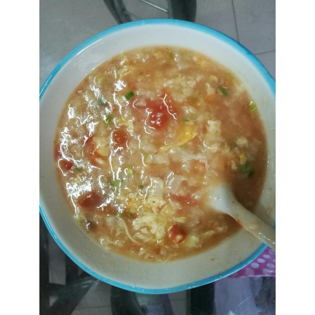 西红柿鸡蛋疙瘩汤