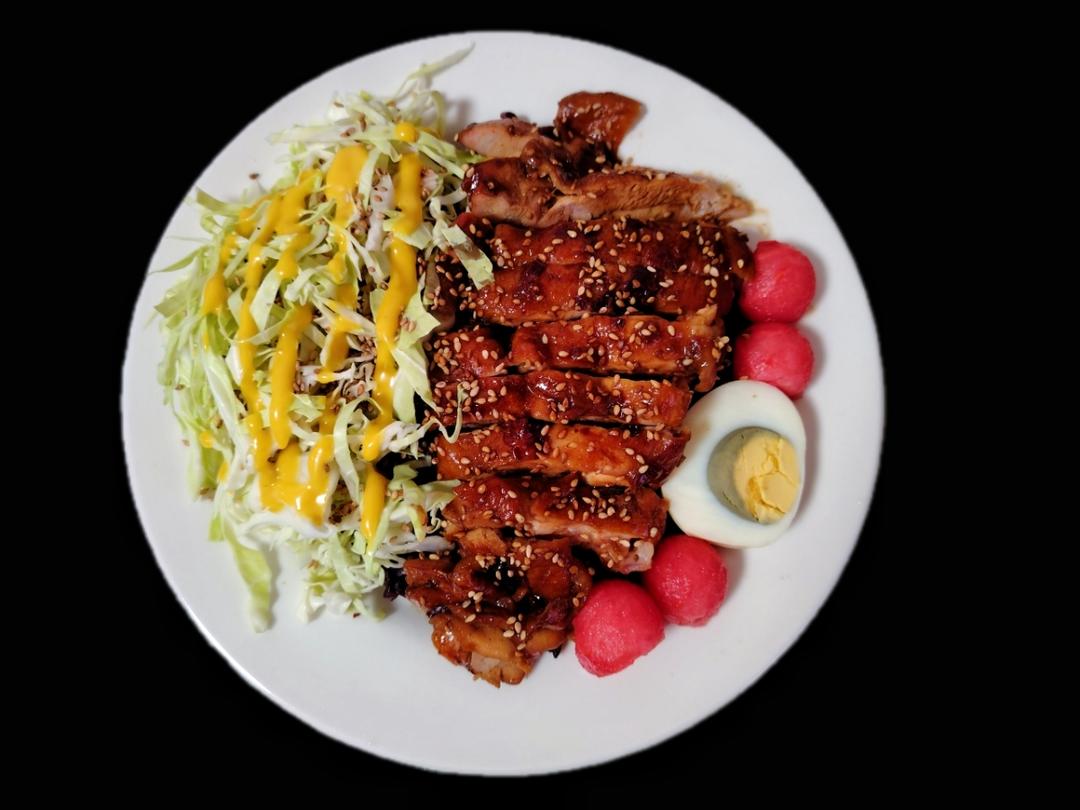 照烧鸡腿饭
