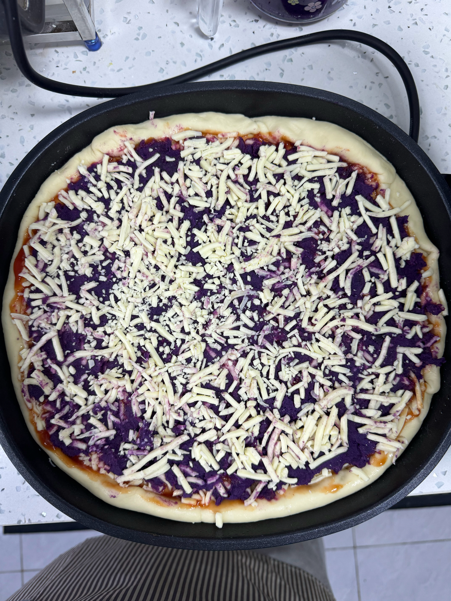 紫薯披萨的做法 步骤6