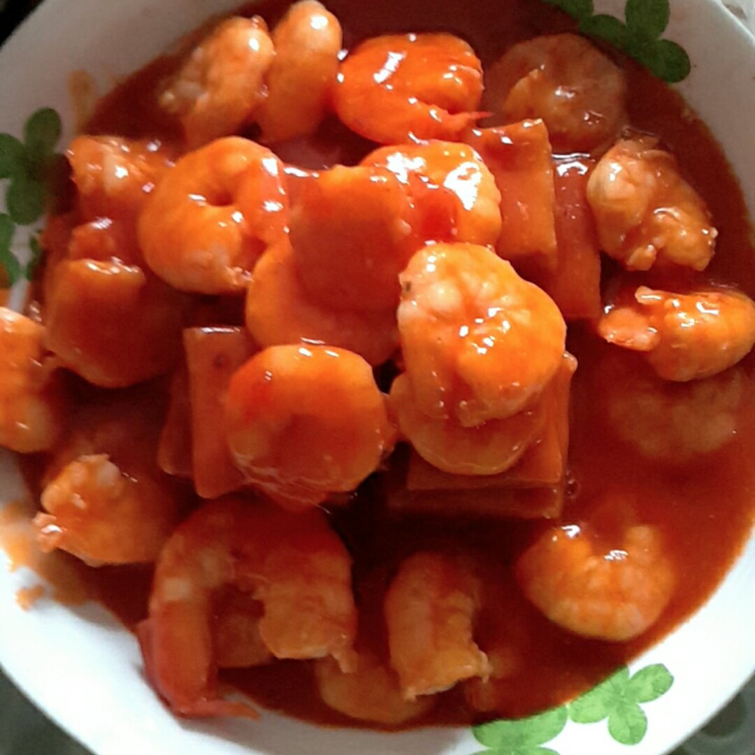 鲜虾番茄豆腐