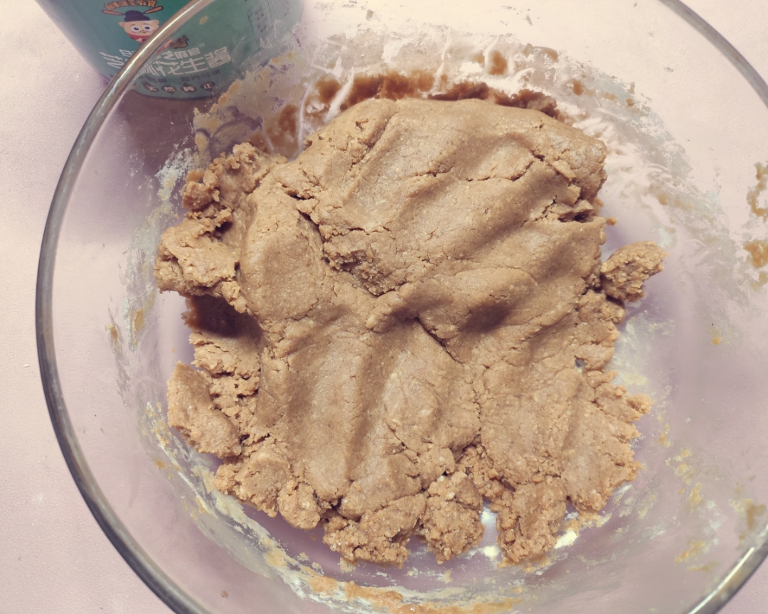 【低碳无黄油】蛋白粉花生酥，花生酱饼干的做法 步骤1