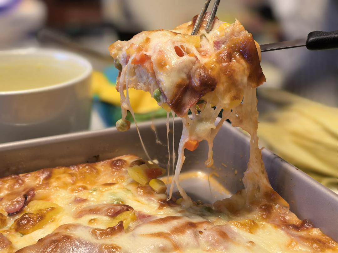 夏威夷pizza（附饼底冷冻法）