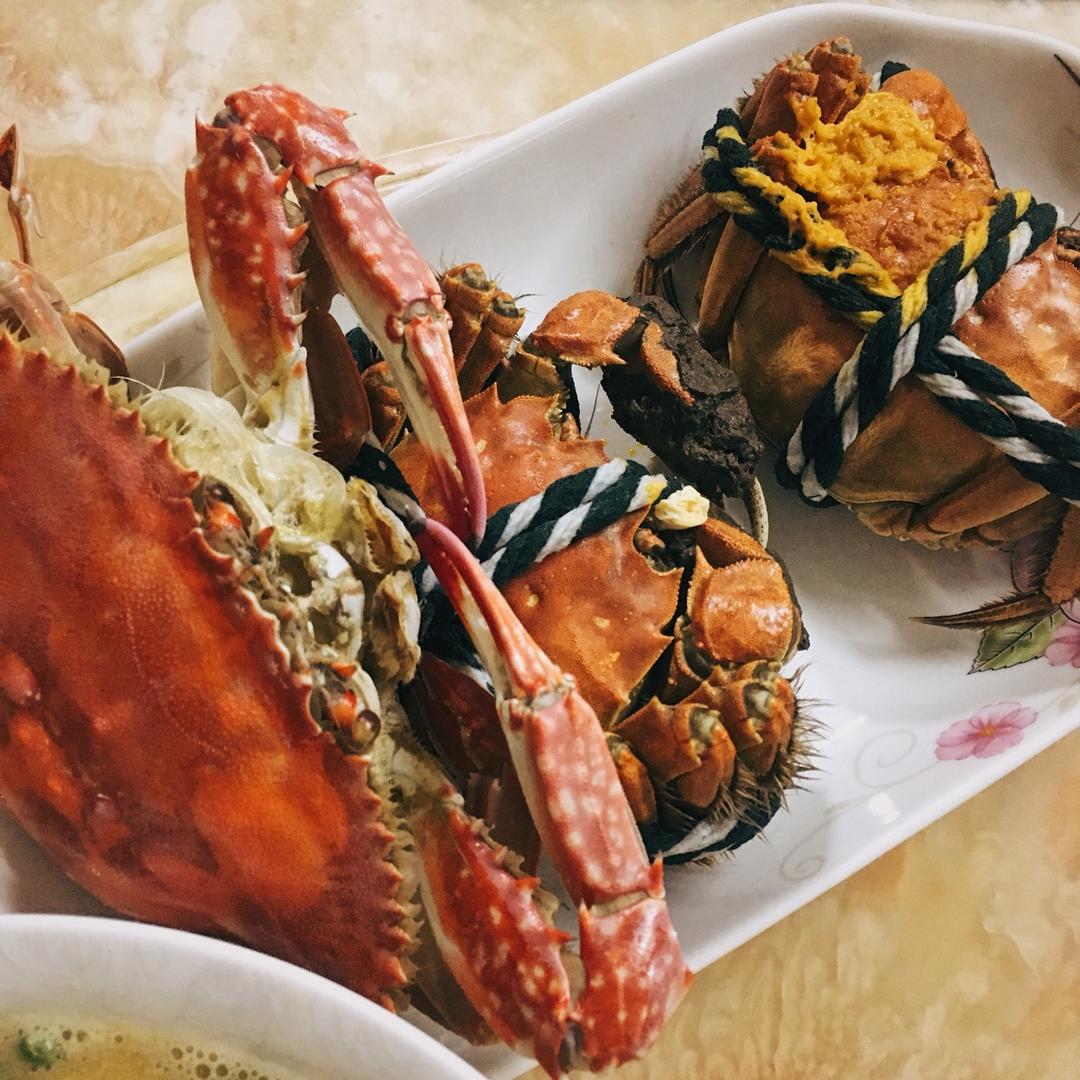 清蒸大闸蟹