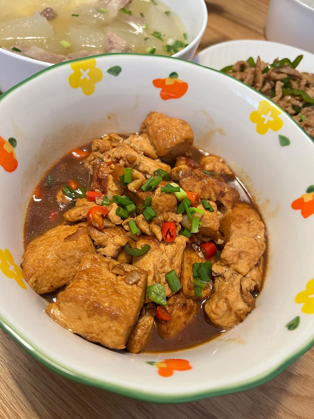 卤烧豆腐，超简单，超下饭