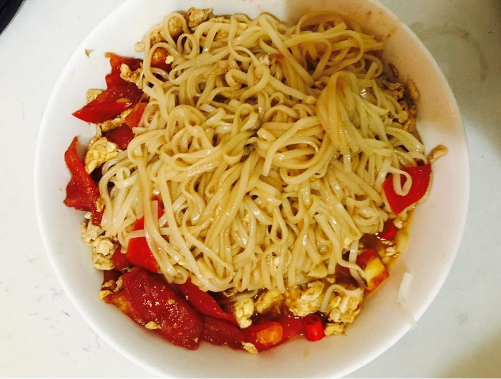 超级入味好吃的番茄鸡蛋面