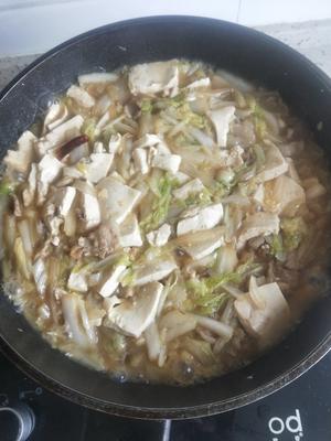 大白菜炖豆腐的做法 步骤6