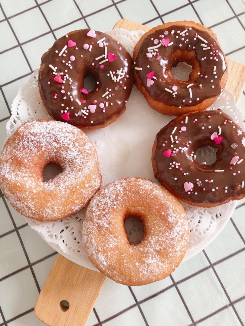巧克力甜甜圈🍩～油炸版