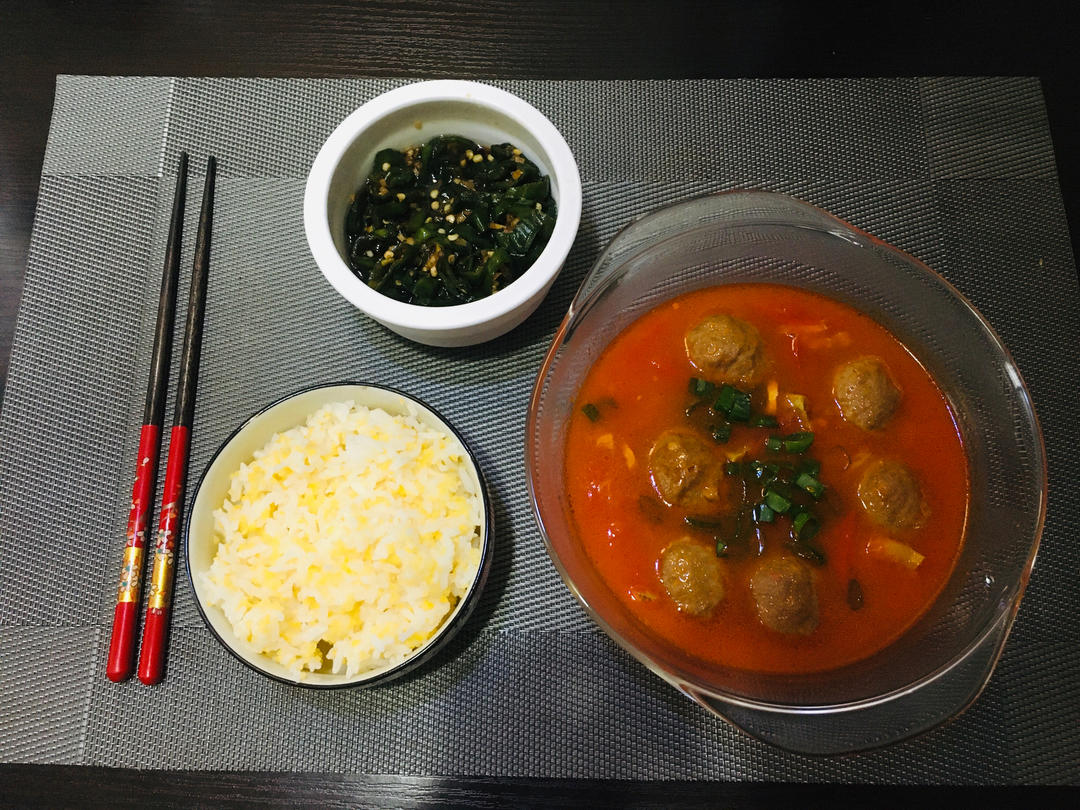 番茄牛肉丸汤