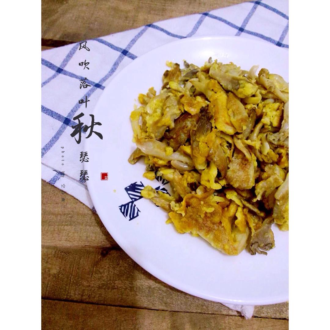 香煎平菇。