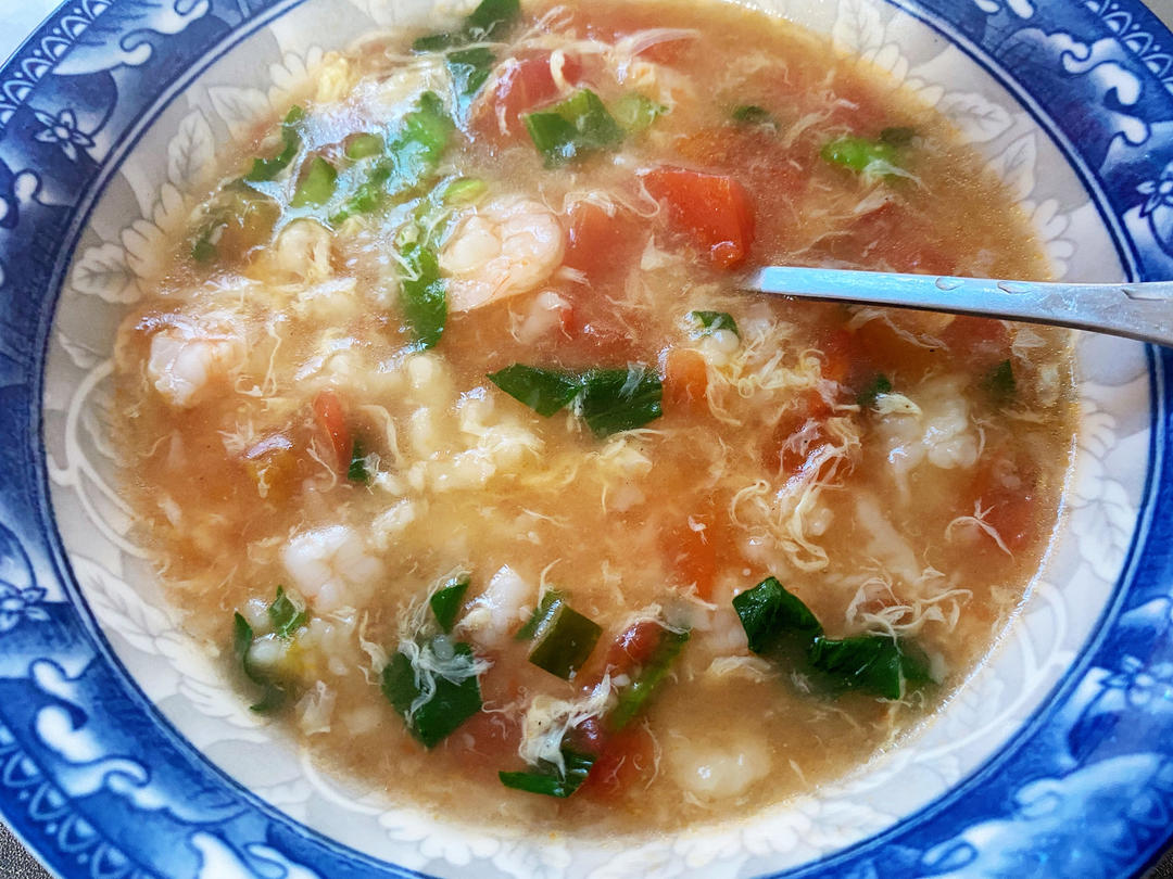 简单早餐-疙瘩汤