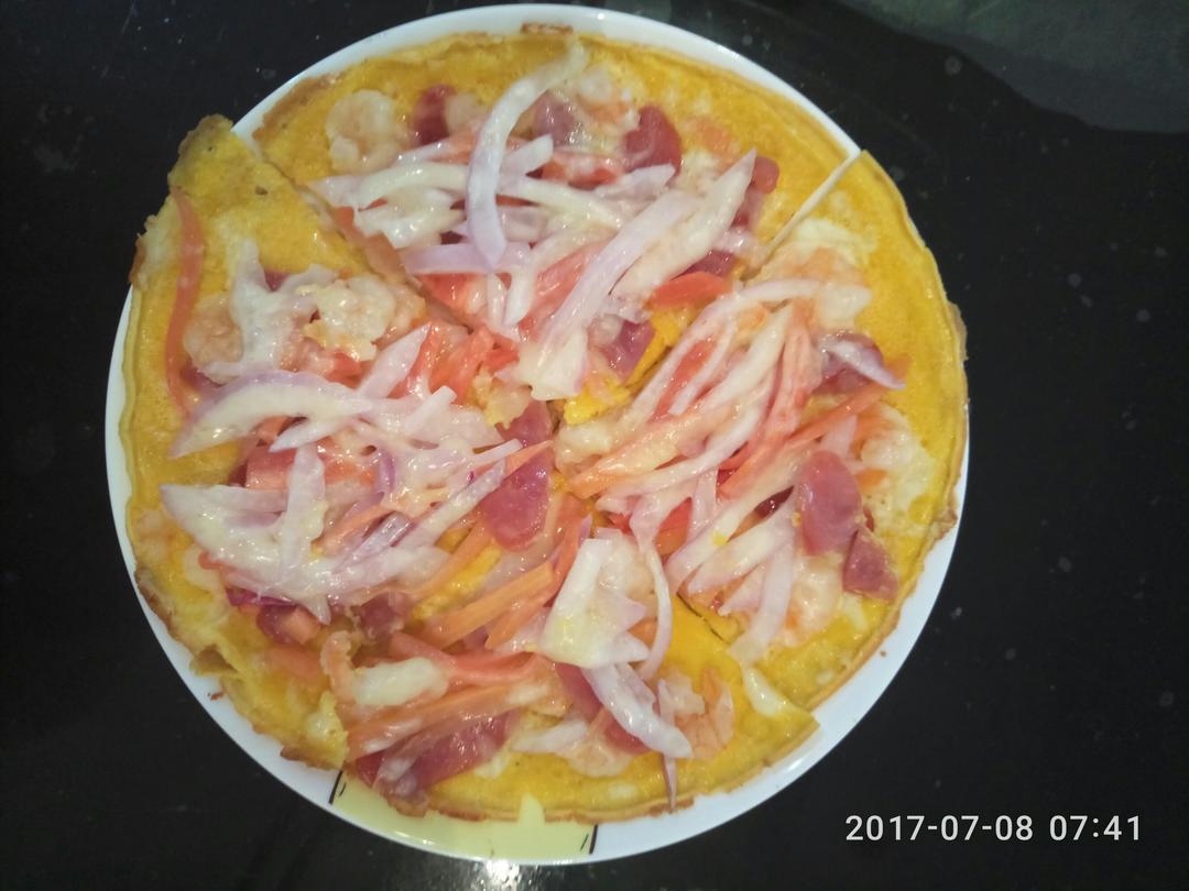 披萨蛋（快速早餐）