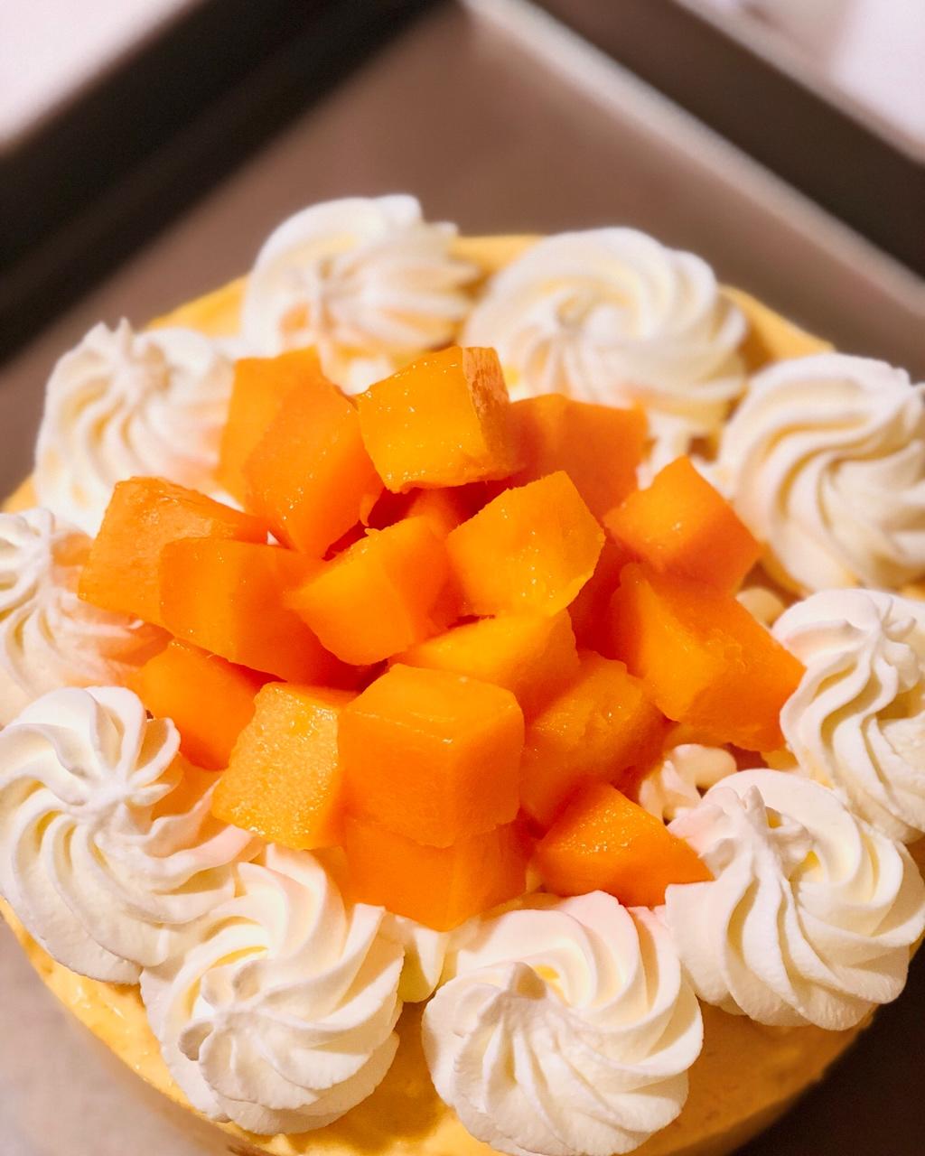 《Tinrry下午茶》教你做芒果流心慕斯（6寸配方）