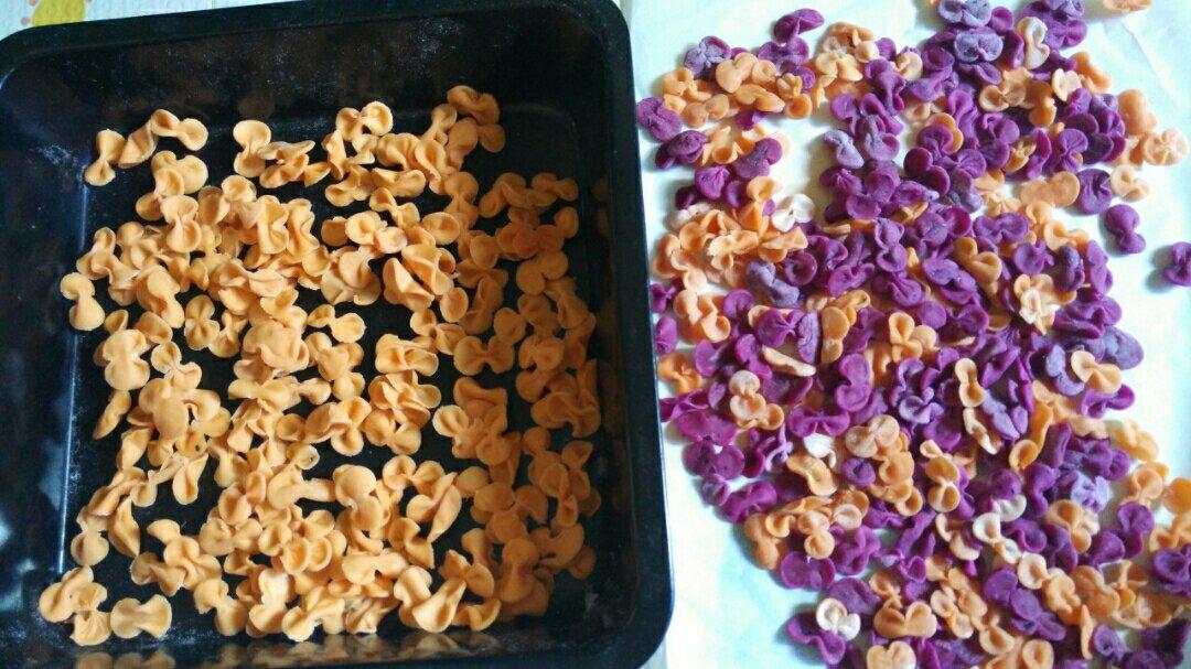 五彩蔬果蝴蝶面儿童面