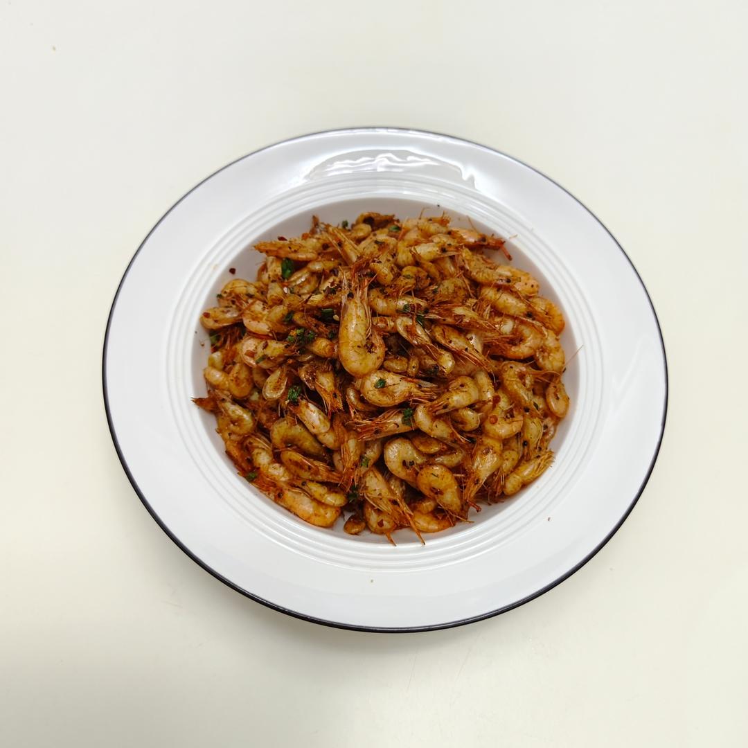 不放一滴油的椒盐小虾仔的做法