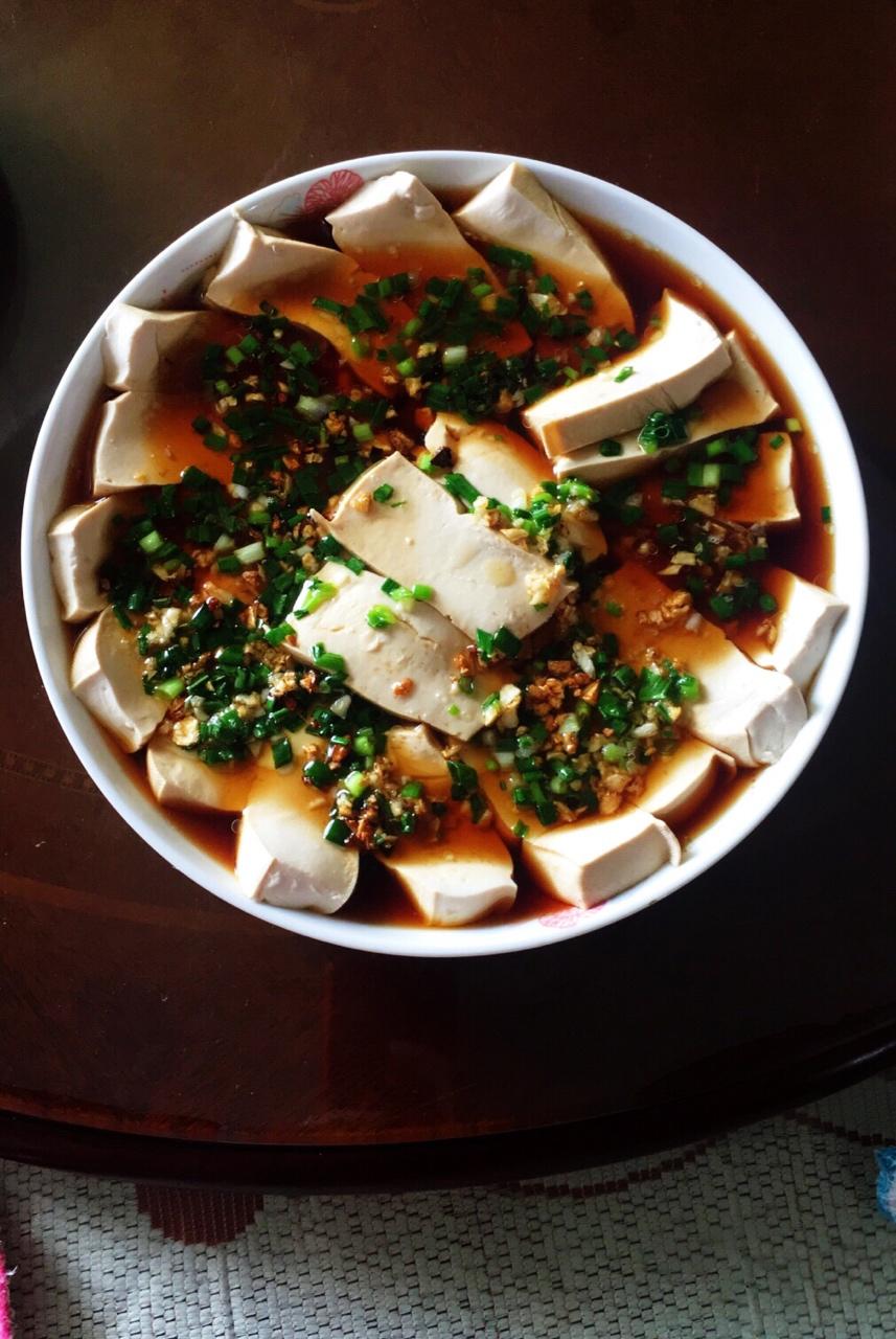妍丽11做的农家蒸豆腐