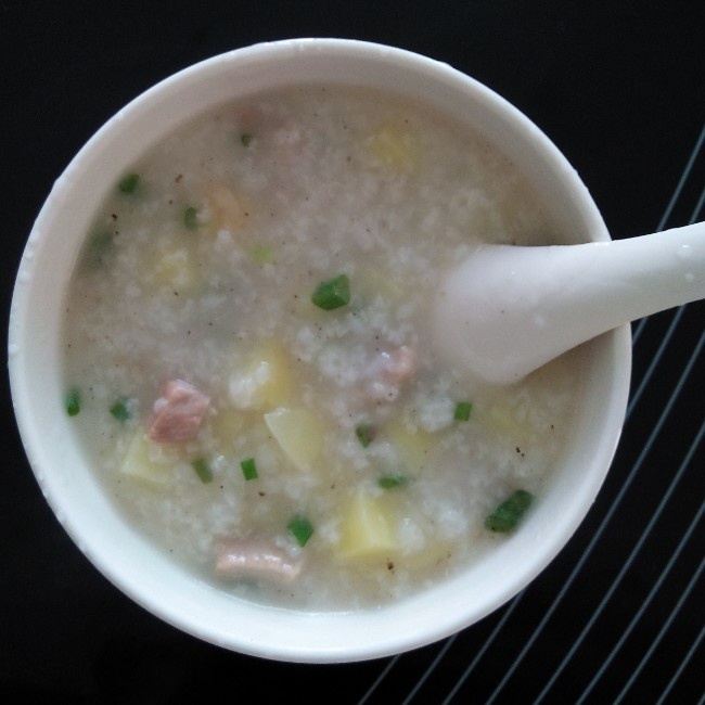 天使の微笑-2做的土豆肉末粥