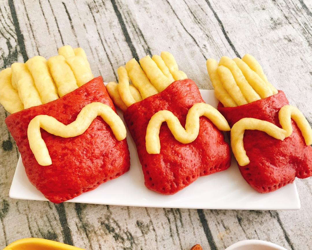 健康的馒头薯条