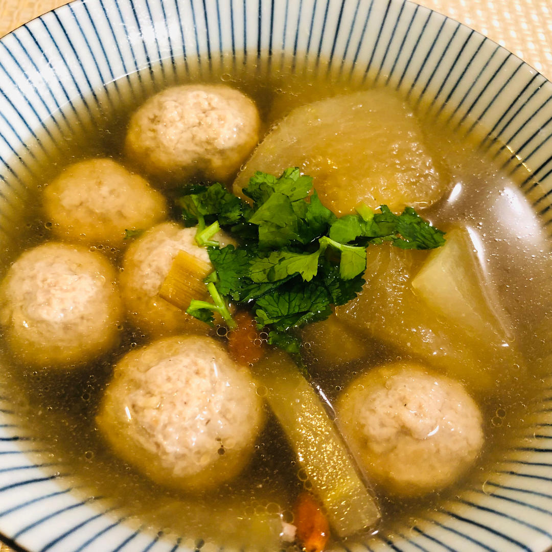 冬瓜汆丸子汤