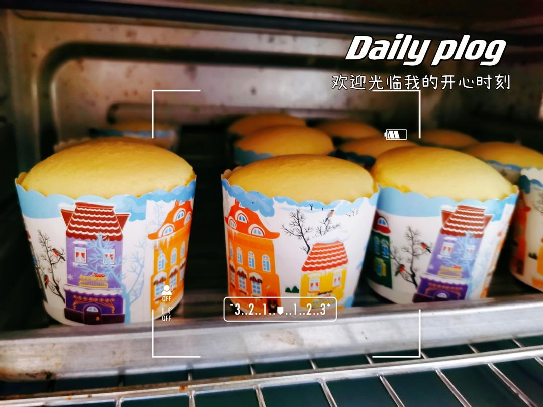 戚风纸杯蛋糕『完美不开裂』