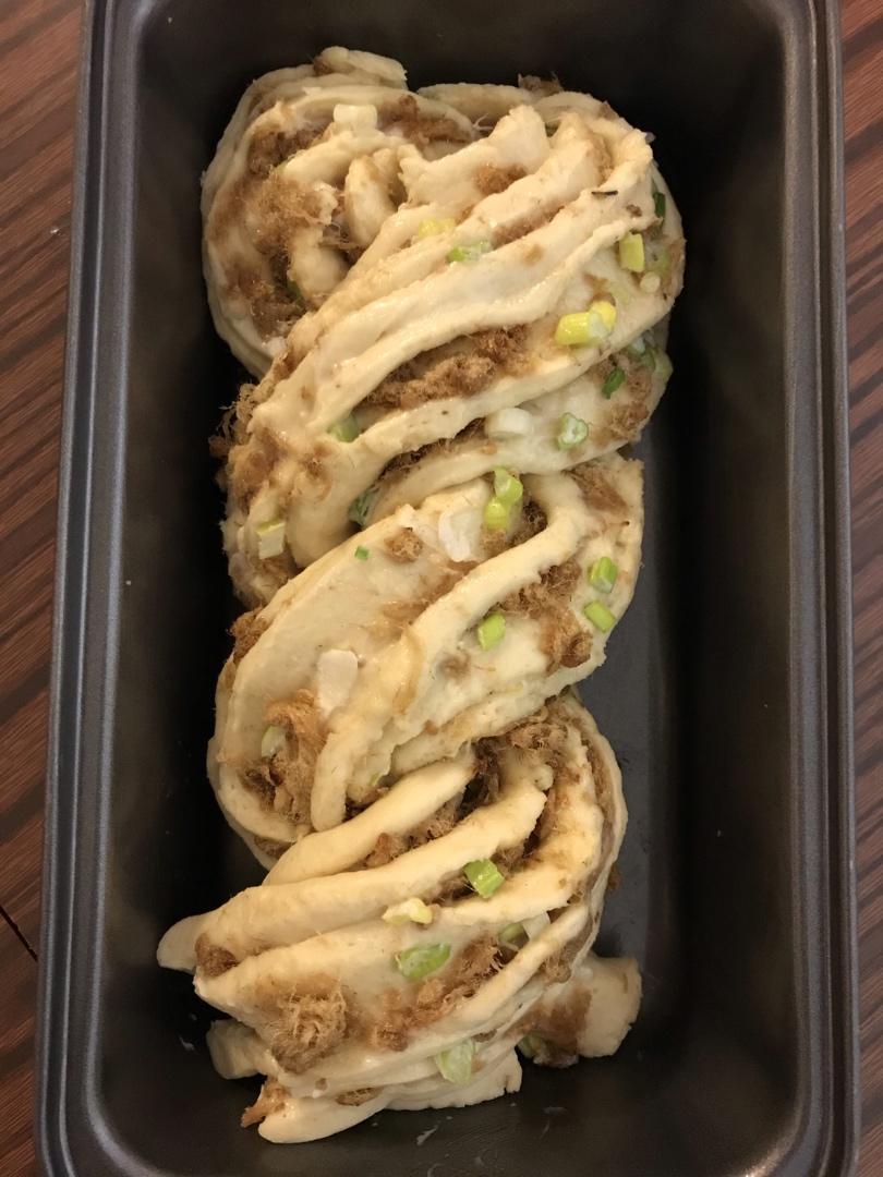 香葱肉松手撕吐司