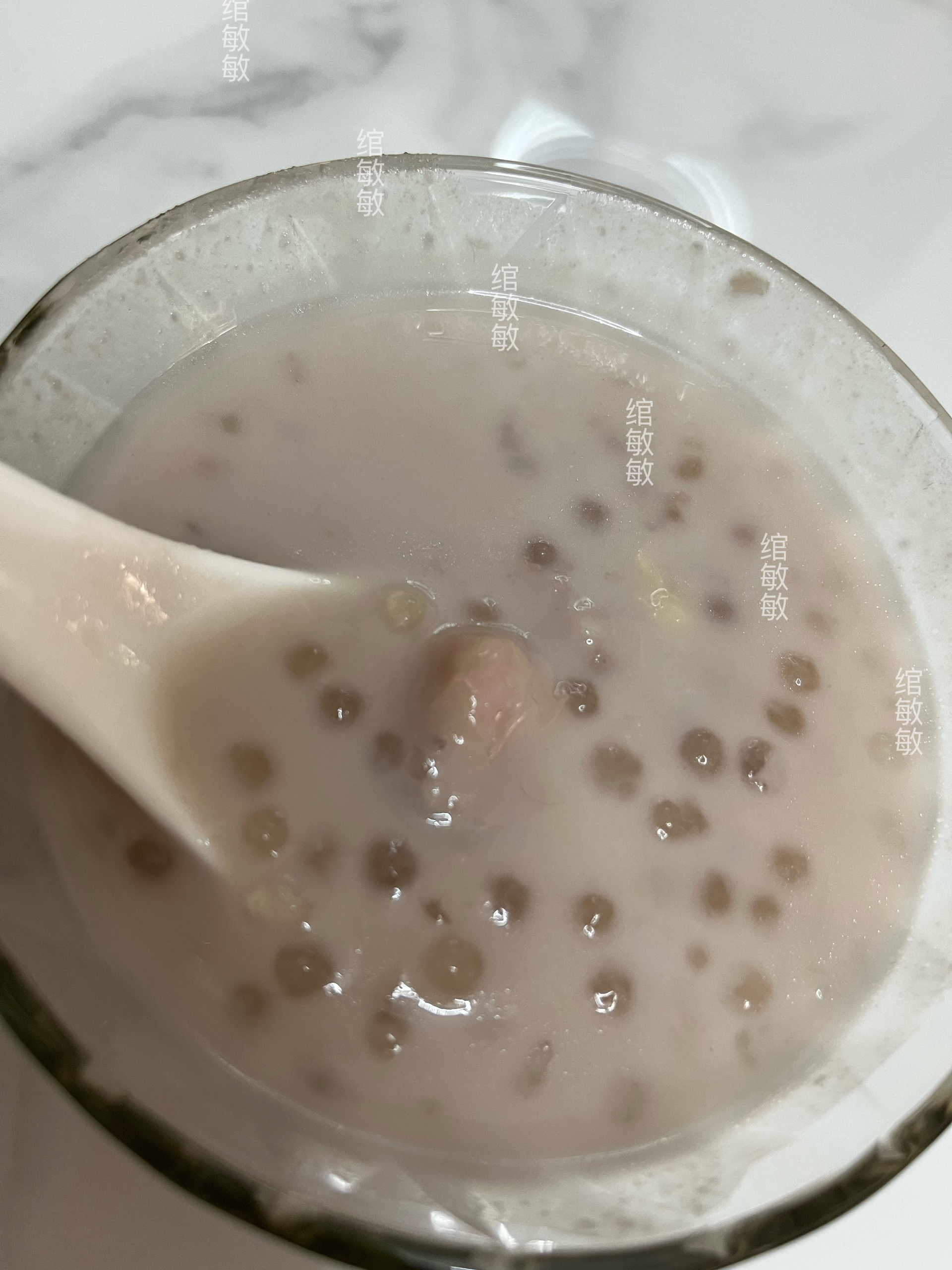 浓香椰汁香芋西米露～广式糖水