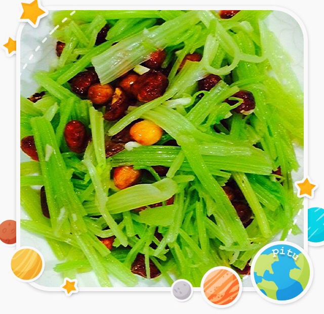 芹菜花生米