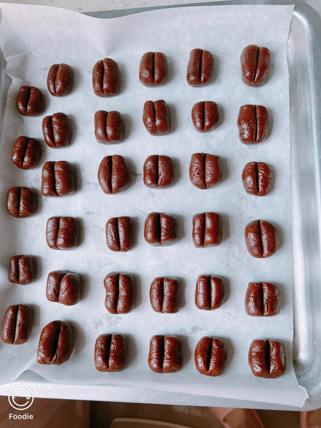 韩国超人气咖啡豆曲奇饼干