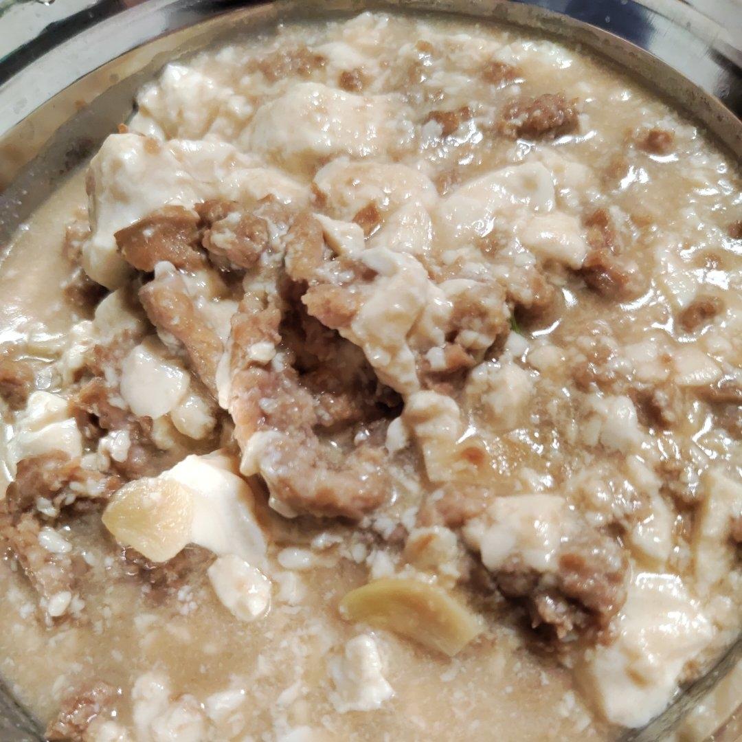 牛肉末滚豆腐