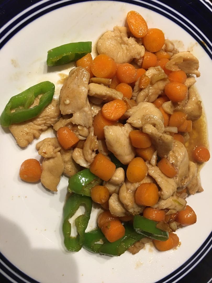 超嫩的小炒鸡胸肉