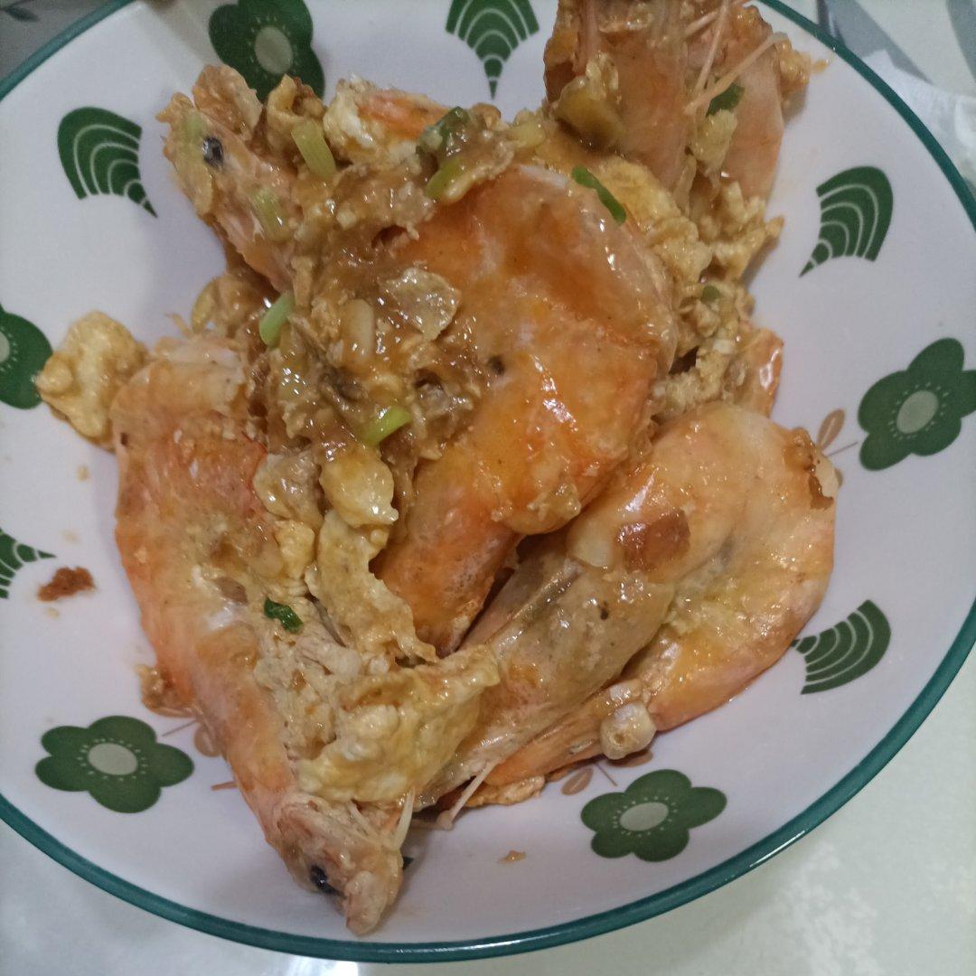 葱爆虾仁
