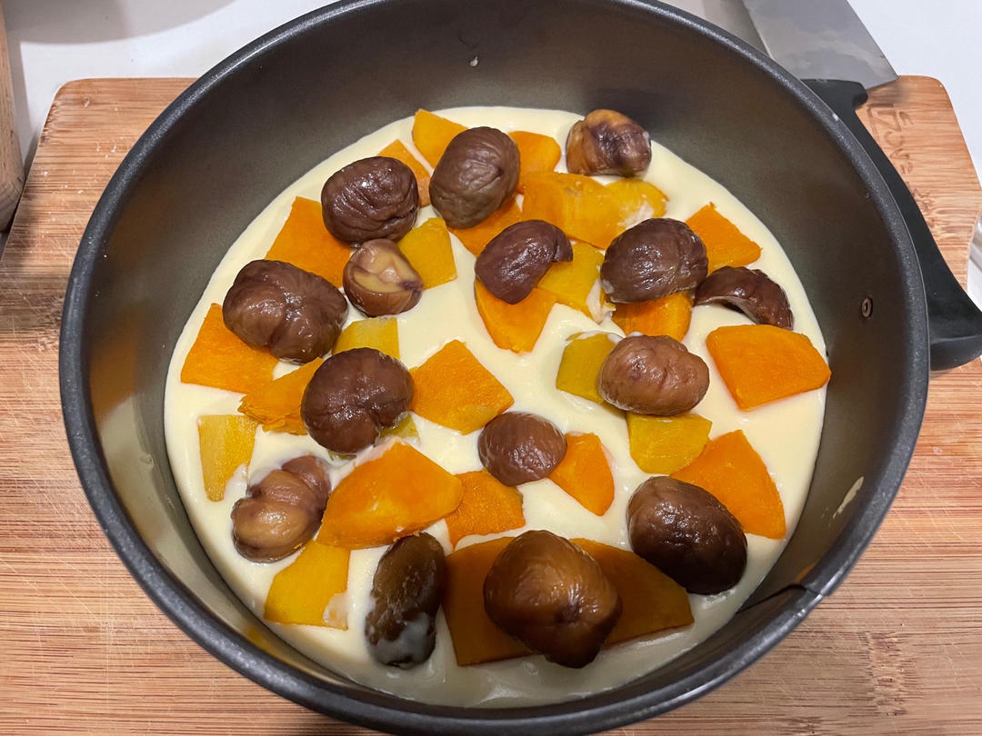 红薯板栗奶酪蛋糕—秋冬天的大满足