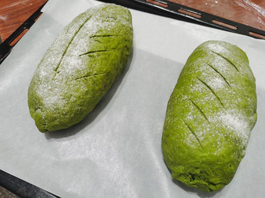 抹茶麻薯珍珠欧包（少糖无油版）