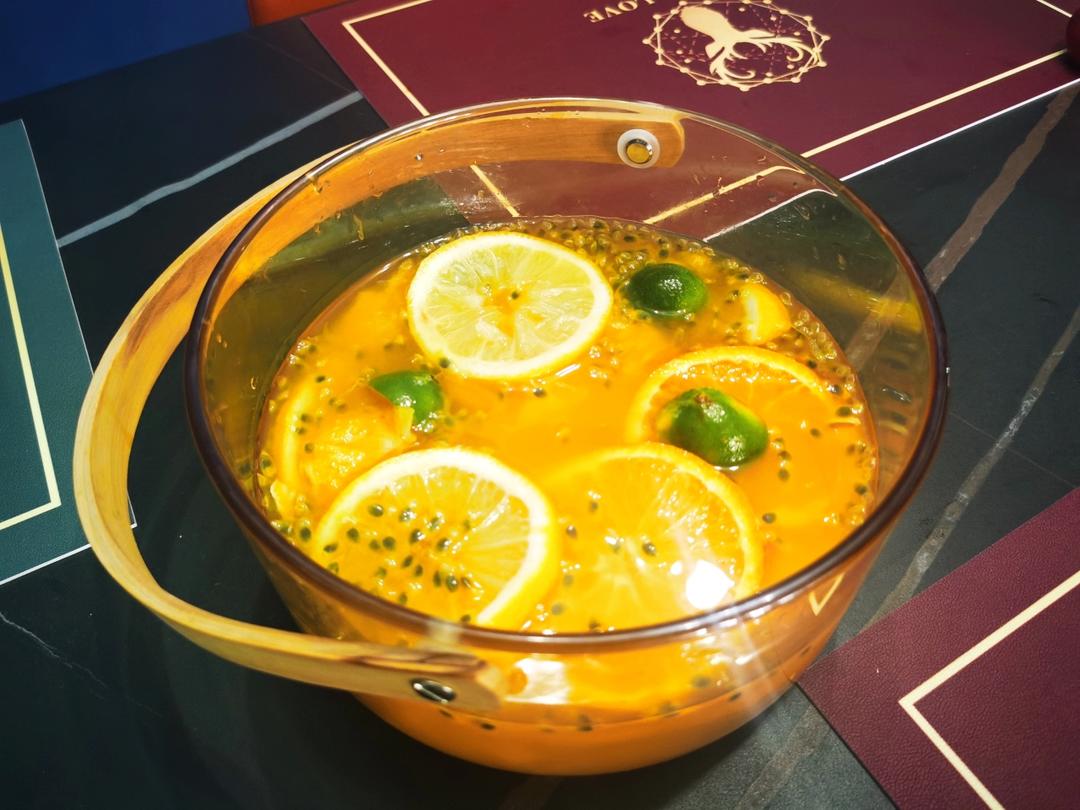自制无敌好喝夏日解腻水果茶🍊完爆饮品店，新手百分百成功，试试就知道