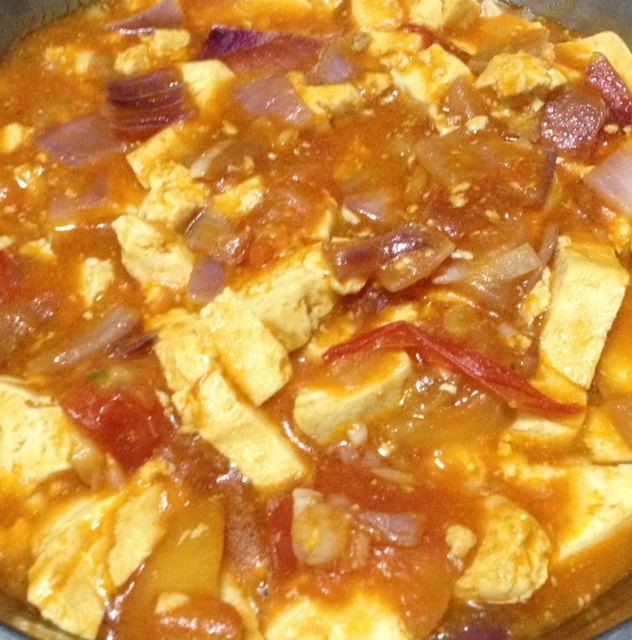 西红柿烧豆腐