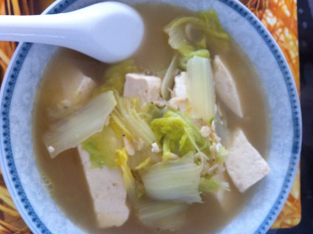 白菜炖豆腐