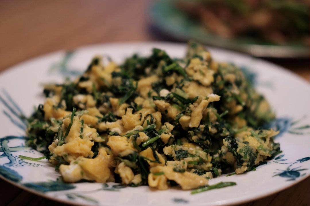 荠菜炒鸡蛋（春天的味道）