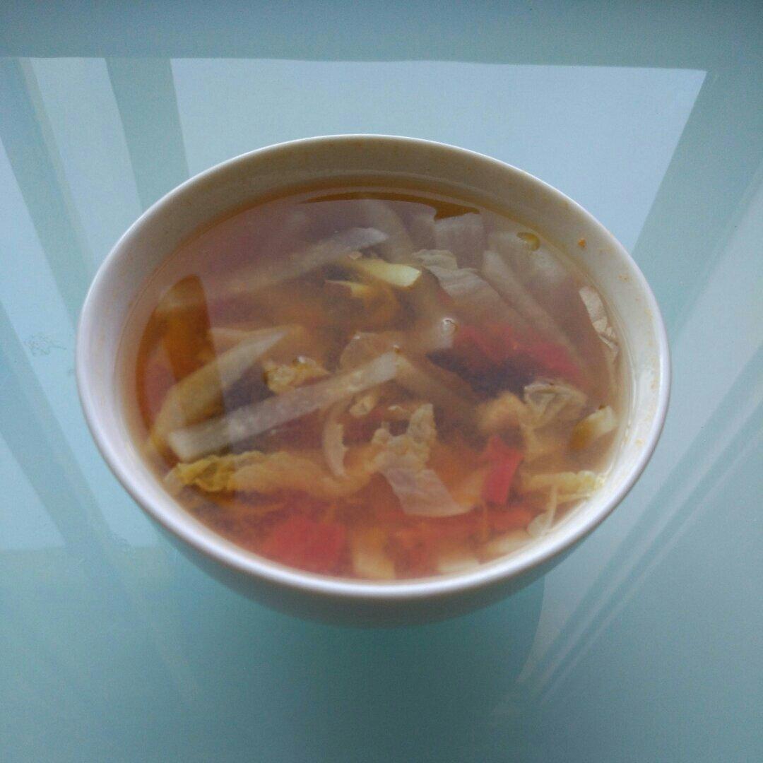 蕃茄土豆圆白菜汤