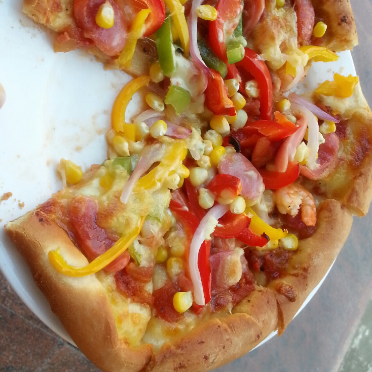 芝心培根香肠pizza