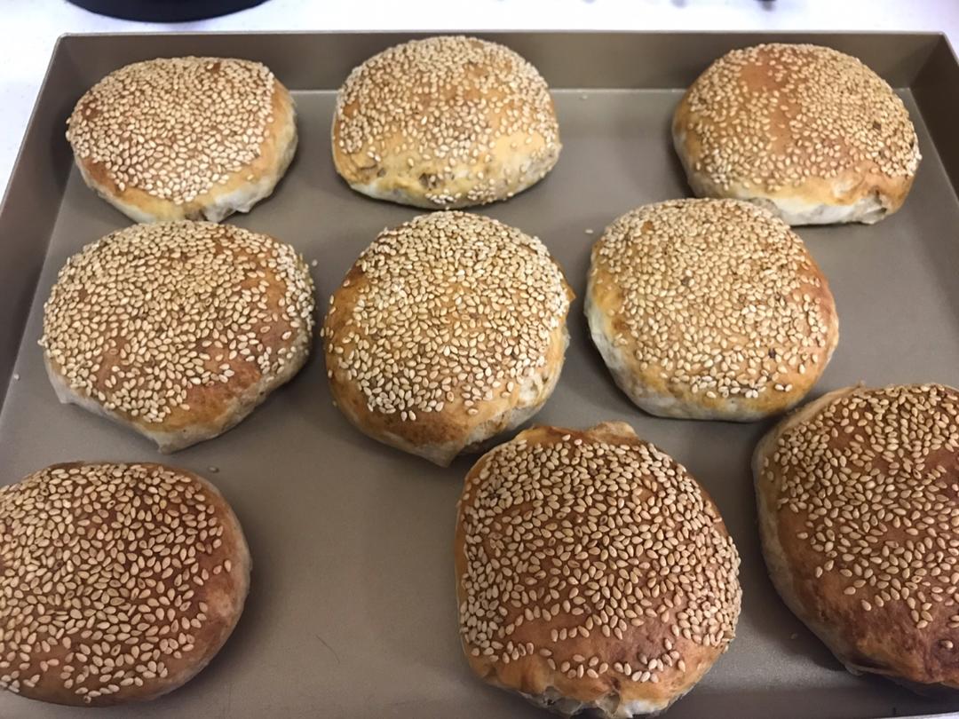 老北京麻酱烧饼（无酵母版）