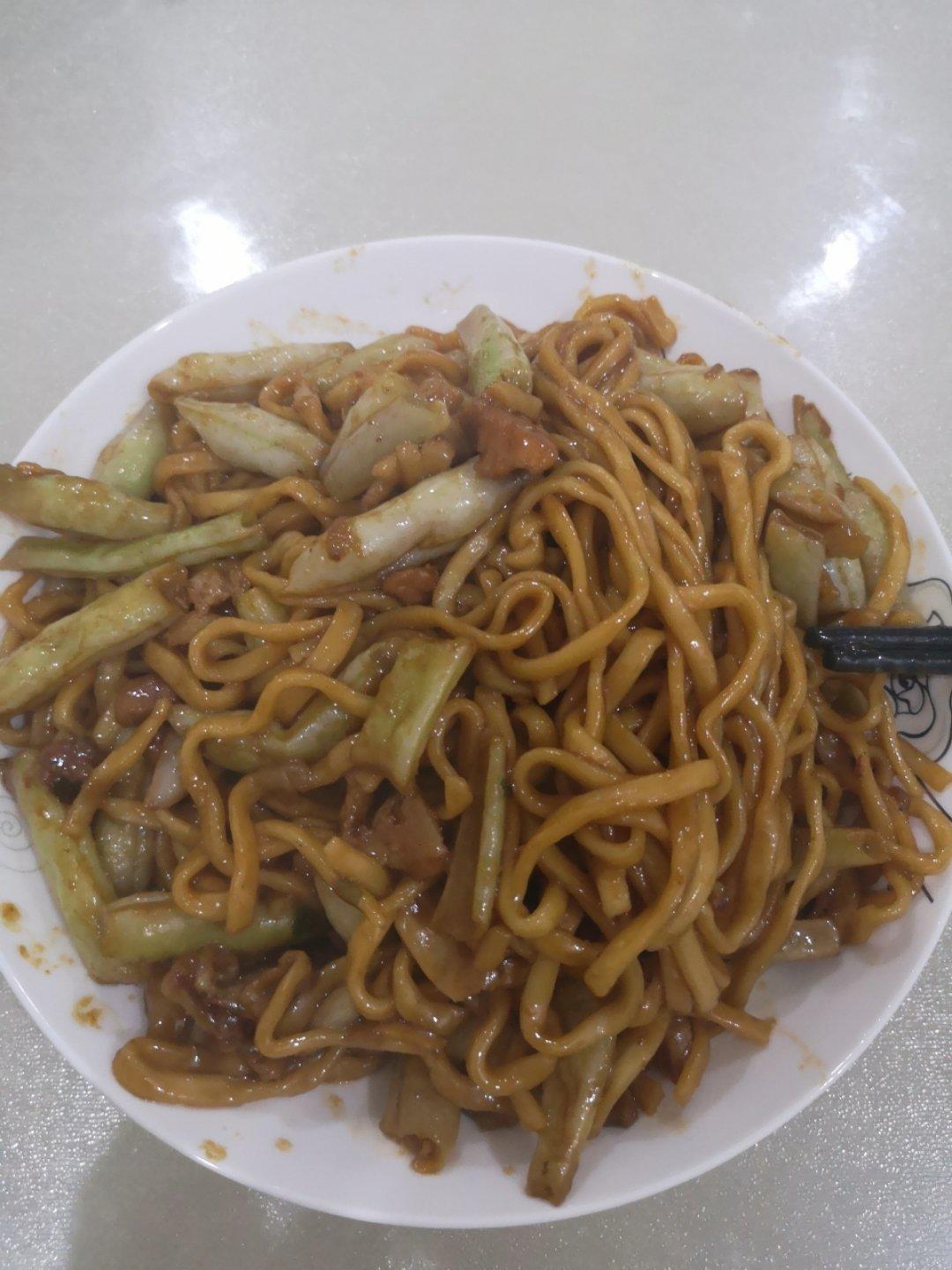 芸豆焖面（附万能的腌肉不老的办法）