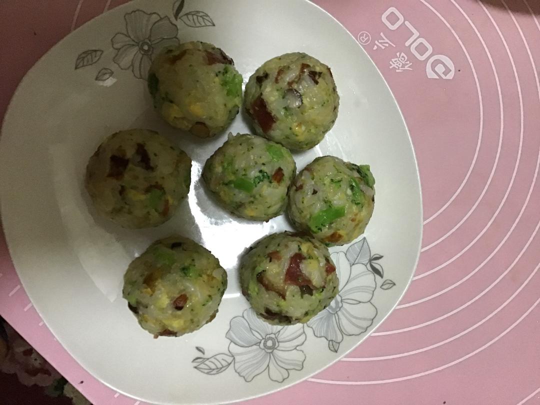 培根芝士饭团