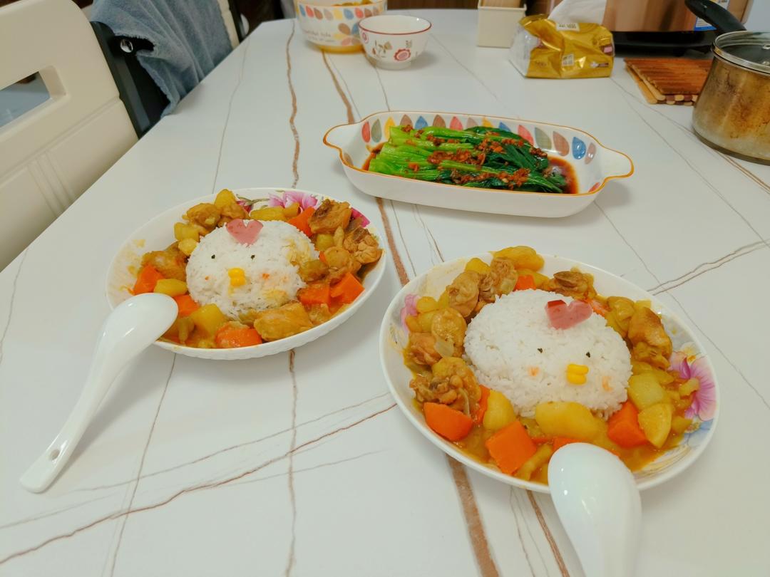 儿童节｜超可爱小鸡咖喱饭