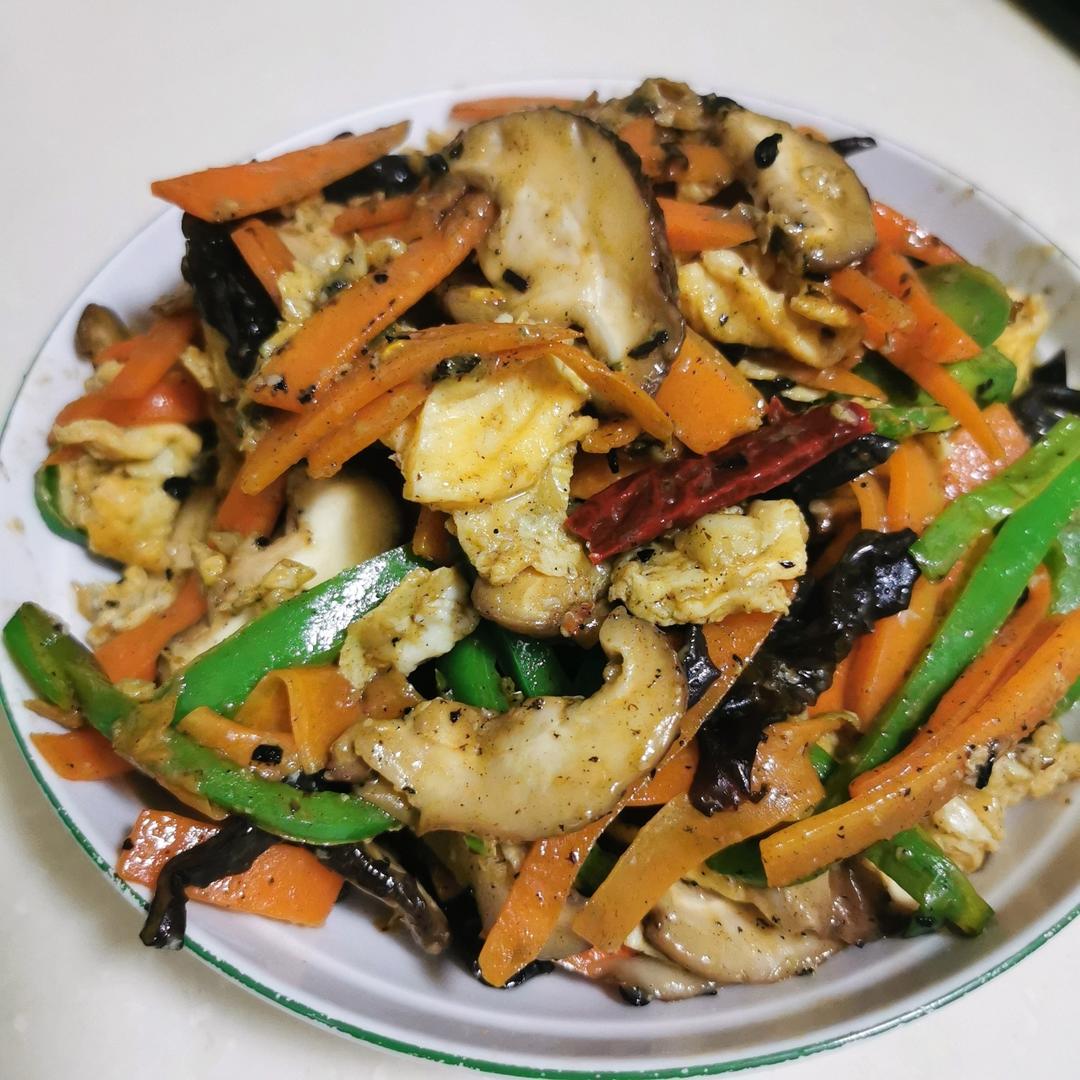 下饭菜鱼香鸡蛋