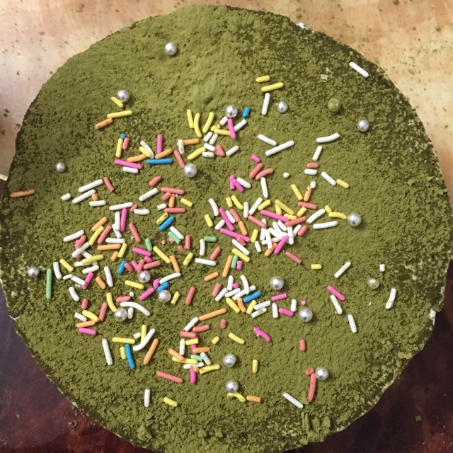抹茶双享慕斯